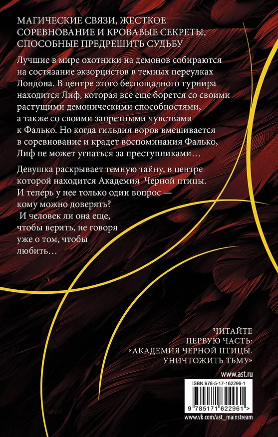 Книга Академия Черной птицы. Бойся света (Стелла Алиссия Так) — 2