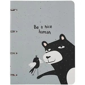 Тетрадь на кольцах в клетку Be Smart, Silly, А4, 120 листов