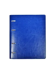 Тетрадь на кольцах в клетку Феникс+, 160 листов, синий/белый