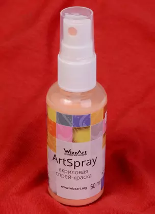 ArtSpray Акриловая спрей-краска Мандариновый (ST27) (флакон) (50мл) (WizzArt) — 2592618 — 1