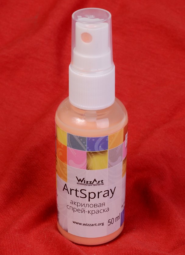 ArtSpray Акриловая спрей-краска Мандариновый (ST27) (флакон) (50мл) (WizzArt) 2592618 — 1