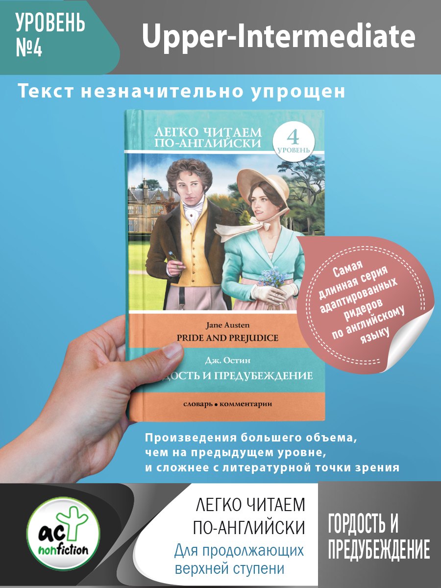 

Гордость и предубеждение = Pride and Prejudice. 4 уровень