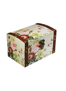 Шкатулка-сундучок дерево и искусственная кожа Believe (15х9,5) (106872)