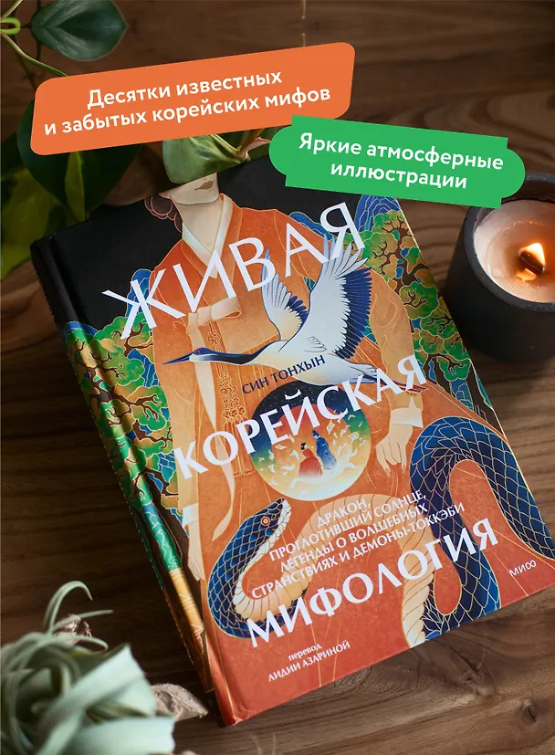 Книга Живая корейская мифология. Дракон, проглотивший солнце, легенды о волшебных странствиях и демоны-токкэби (Син Тонхын) — 5