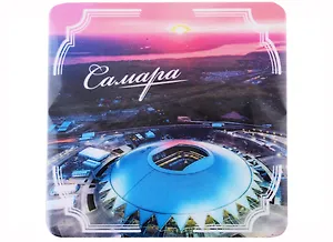 ГС Магнит на картоне  80х80мм Самара Стадион (031048мпк80002)