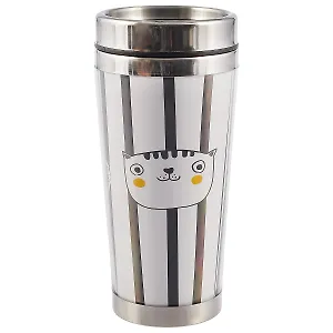 Термостакан Коты Полосы (пластик) (450мл)