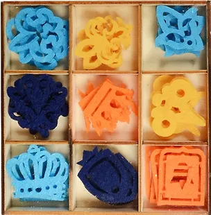 Набор фетровых эл./кор. Короны (45эл/уп) (11-02717-L6) 2532581