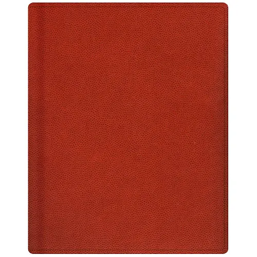 Ежедневник недат. А5 152л "Classic" Темно-красный (рельеф), иск.кожа, поролон, тон.бумага, справ.мат-лы, ляссе, Listoff 229937 — 3