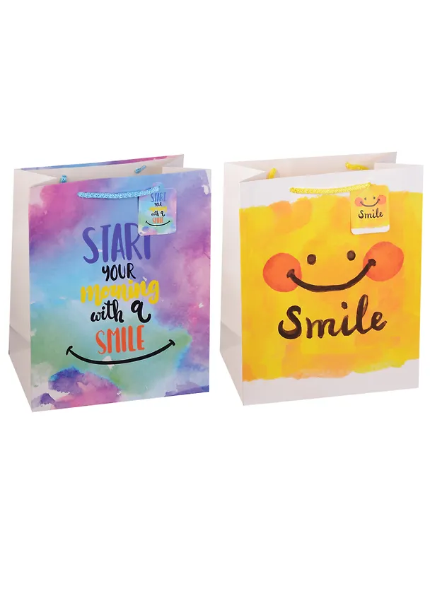 Пакет подарочный бумажный А4 32*26*12.5 "Wishes", нейтр., мат. ламинат, Kairui 243489 — 4