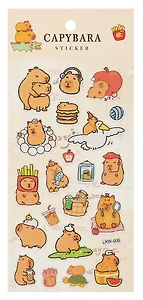 Наклейки Капибара (LRW-006) (упаковка) Bookvalno