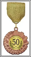 Медаль подарочная С Юбилеем 50 лет (MED02-242)