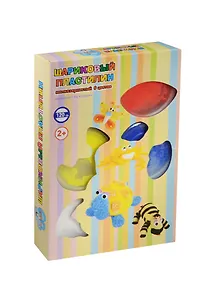 Шариковый пластилин мелкозернистый (1128) (6 цветов) (120гр) (2+) (коробка)