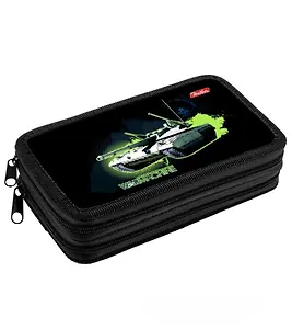 Пенал школьный 2отд. "Tank" 19*11см, ламинат, Hatber