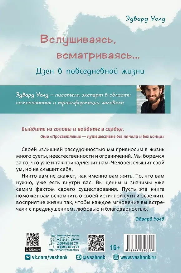 Книга Вслушиваясь, всматриваясь… Дзен в повседневной жизни (Эдвард Уолд) — 2