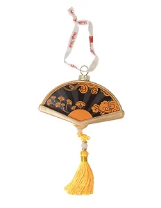 Новогоднее подвесное украшение Веер (стекло) (10x5,8) (91472)