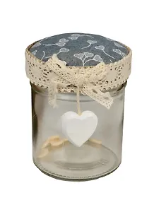 Шкатулка для рукоделия Прованс Баночка (9х9х10,5см) (222-107)
