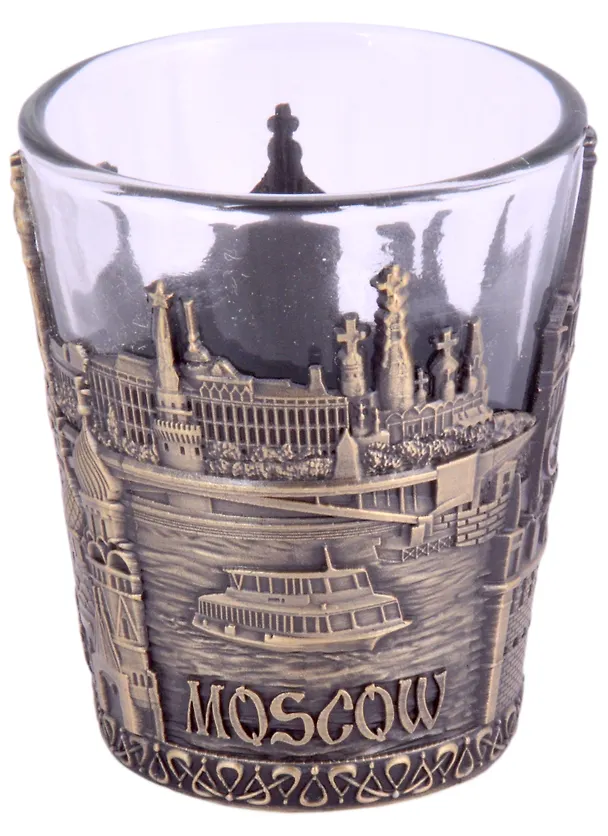 Стопка с мет.подставкой Москва цв.бронза (505-19-BR) 2868380 — 3