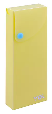 Пенал Yoi, Pastel, выдвижной желтый — 2929002 — 1