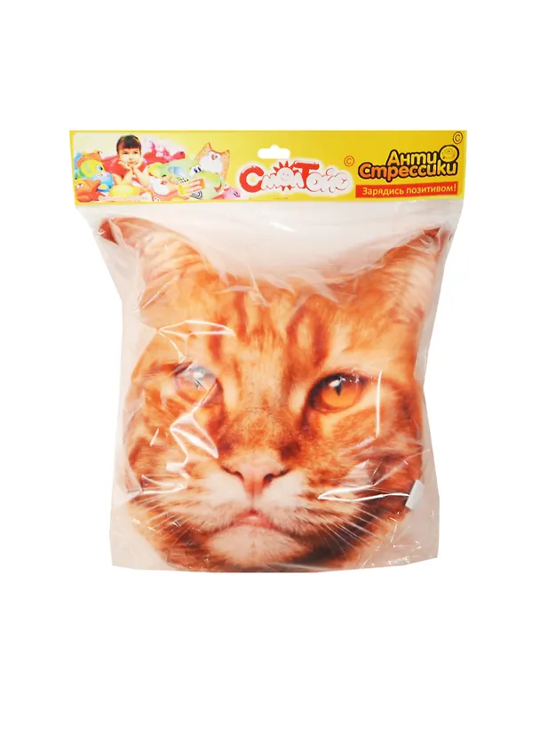 Игрушка подушка-антистресс Котенок (35см) (2894/ОРЖ/35) 2468905 — 1