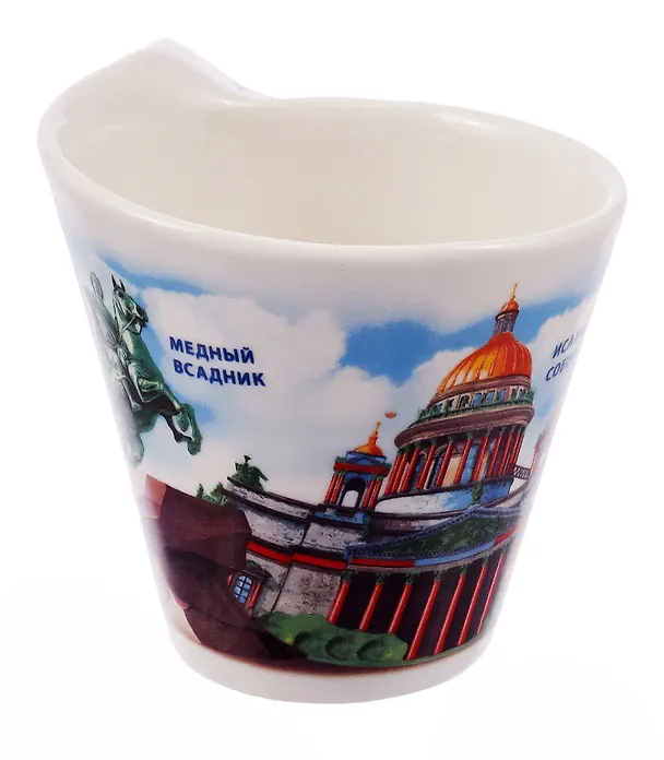 МедВс  Кружка фигурная Санкт-Петербург коллаж М110 - 002 3033984 — 3