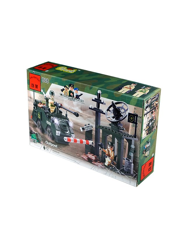 Конструктор CombatZones (187 дет.) (808) (889391) (6+) (коробка) 2408537 — 1