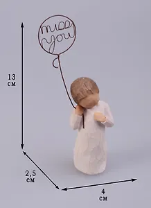 Статуэтка Willow Tree с надписью Miss You (14 См) (26183)