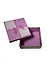 Коробка подарочная 20*20*9,5см, картон, декор.бант, сиреневая, Хансибэг — 230133 — 2