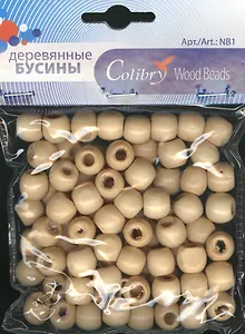 Деревянные бусины Colibry (NB1-05-A) (упаковка)