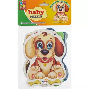 Игровой набор, ТМ Vladi, Мягкие пазлы Baby puzzle Домашн.любим, Мультиколор — 2419544 — 1