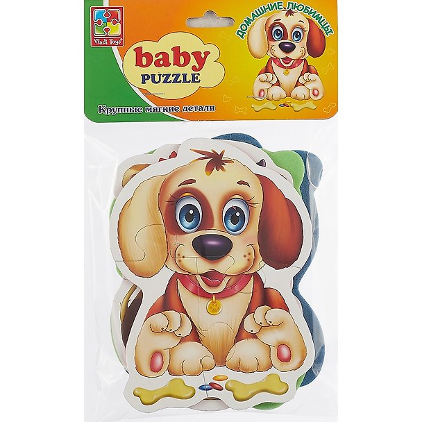 Мягкий пазл «Домашние любимцы», Vladi Toys 2419544 — 1