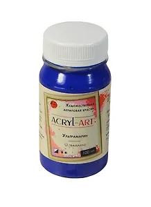 Краска акриловая "Акрил-Арт" ультрамарин,100мл,банка, Таир