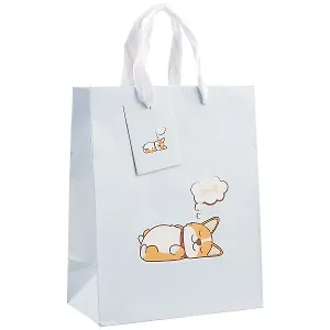 Пакет А5 23*18*10 Спящий корги жен., бум.мат.ламинат