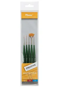 Кисть Набор Pinax/Пинакс creative line синтетика д/миниатюр 5шт ассорти