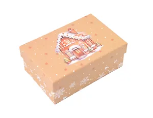 Коробка подарочная "Пряничный домик" 18*12*7, картон