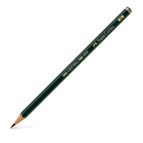 Карандаш чернографитный "Castell-9000" 6В, Faber-Castell 219391 — 1