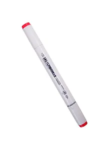 Маркер двухсторонний Красная помада, спирт.основа, цв.R62, Sketchmarker