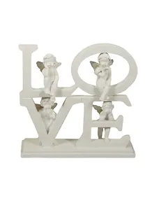 Фигурка декоративная Четыре ангела love (12,9х3,4х12) (36674)