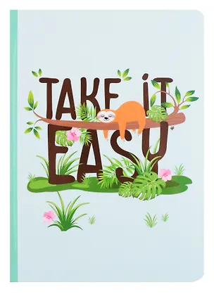 Блокнот "Take it easy. Ленивец" 2655839