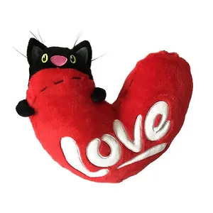Игрушка, мягкая, Gulliver/Гулливер, Кот с сердцем