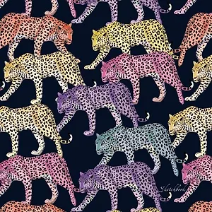 Скетчбук Эксмо А5, 80л. Акварельные леопарды твердая обложка, без линовки, евроспираль