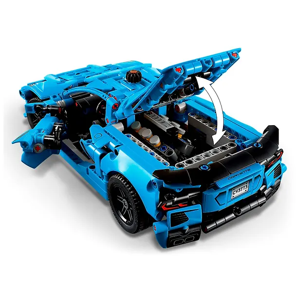 LEGO Technic: Шевроле Корвет Стингрей синий, 732 детали (42217) 3121311 — 9
