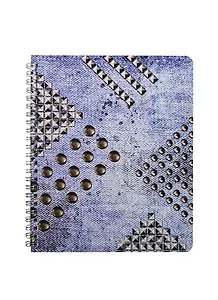 Тетрадь 96л кл. "КЛЕПКИ" гребень, мел.картон, мат.ламинация, выб. УФ-лак, ассорти, schoolФОРМАТ