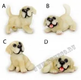 Фигурка декоративная Собака (154465) (11х7х10) (4 вида) 2323578