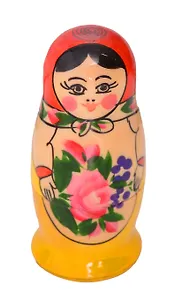 Матрёшка «Галина» красный платок 4 кукольная (9см) (3565014)