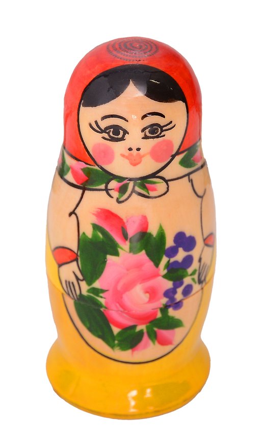 Матрёшка «Галина» красный платок 4 кукольная (9см) (3565014) 3081154 — 1