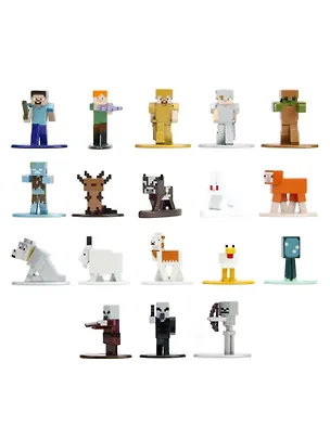 Набор фигурок Nano Майнкрафт Minecraft wave 10 (4см) (18 шт) (34466) (ТоуR254) 3125023