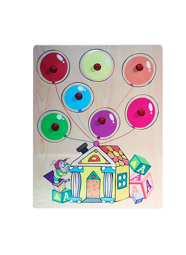 Воздушные шары (D88) (развивающая деревянная игра) 2393688 — 1