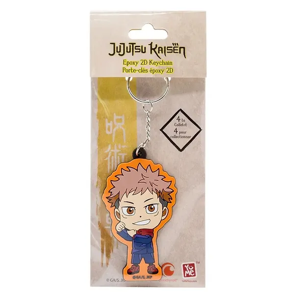 Коллекционный 2D брелок Jujutsu Kaisen, Юджи Итадори, YuMe, (5х7х16), (11262) 3083474 — 2