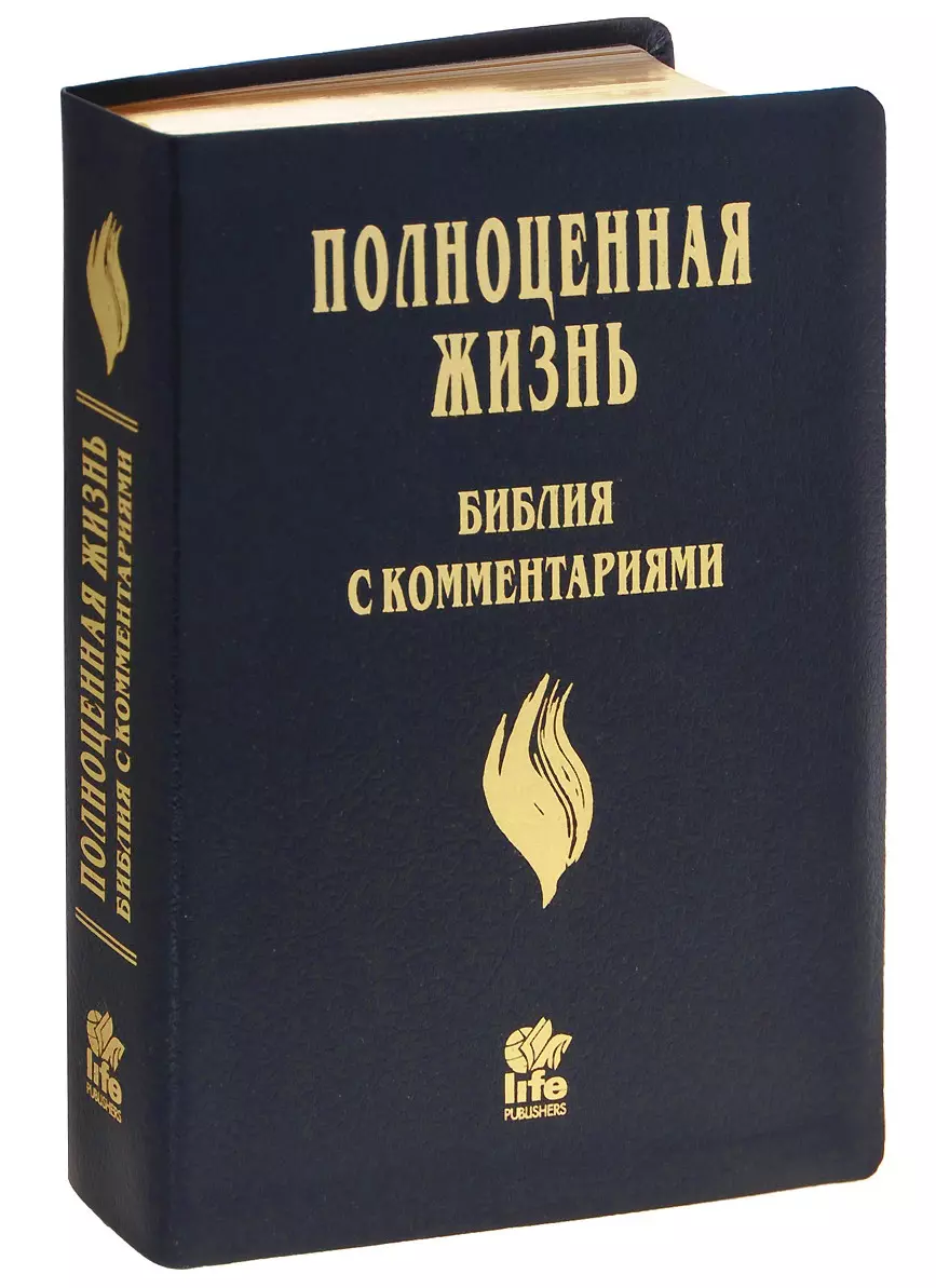 Полноценная жизнь Библия с комментариями (4 изд.) (черный) (кожа) (зол.  срез) (индексы) (ПИ) 📖 купить по выгодной цене в «Читай-город» ID: 2552074