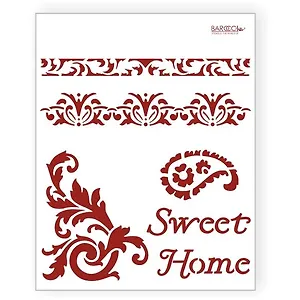 Трафарет пластиковый многоразовый Огурец (20х25) (Л-015)